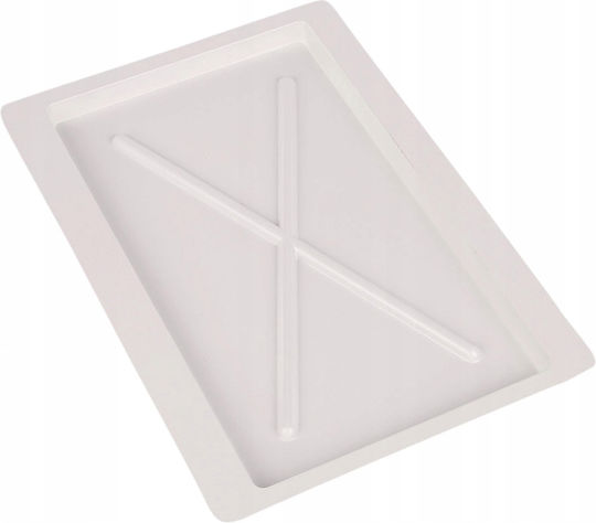Altom Επιφάνεια Στεγνώματος Πλαστικό Λευκό 23x35.5cm