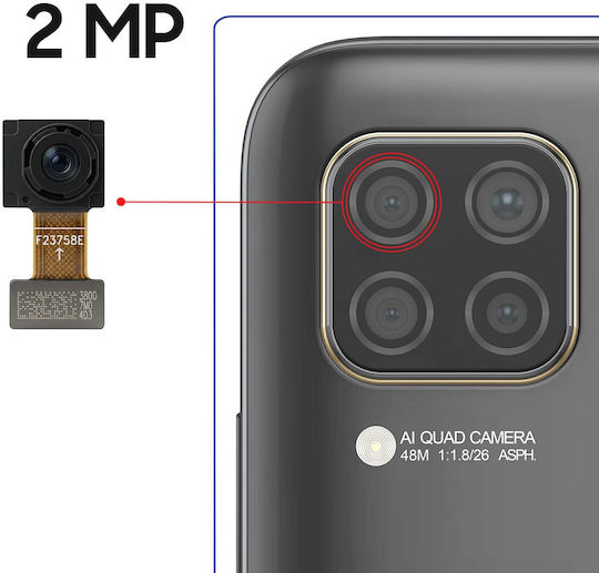 Clappio Replacement 2mp Depth Rear Camera Huawei P40 Lite E Black