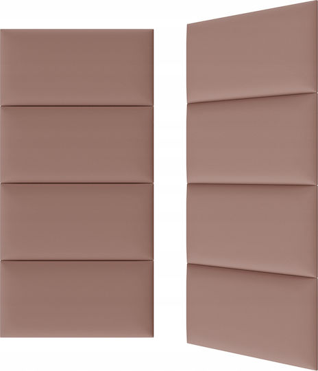 3D Wall Panels from MDF with Glue / Adhesive Pink 60x30cm