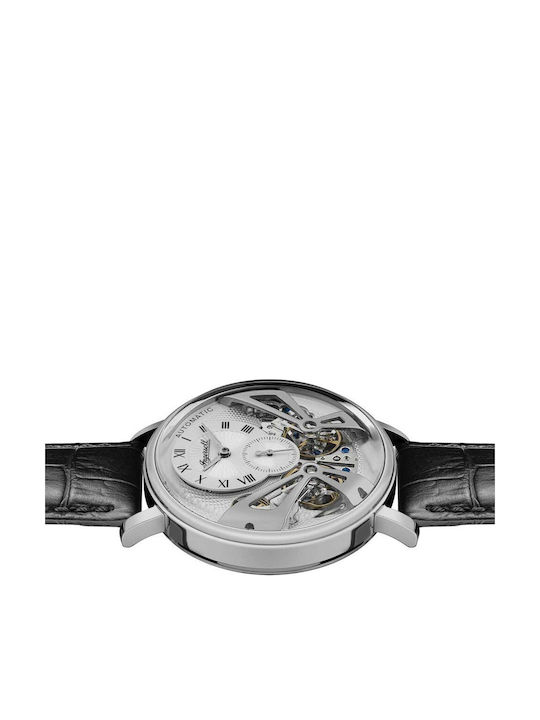Ingersoll Tennessee Men's Automatic Watch with Black Leather Strap