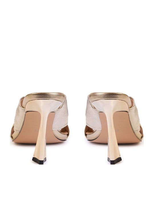 Leather Gold Sandals