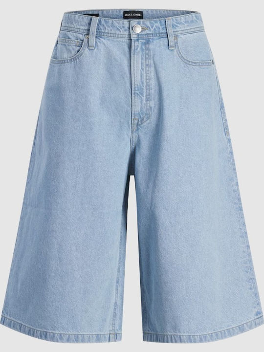 Herren Shorts Denim Blauen