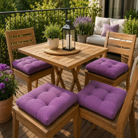 Καρέκλας Κήπου Lilac 4τμχ 40x40εκ.