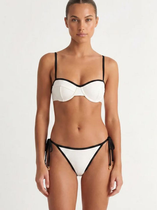 Bikini Σουτιέν με Ενίσχυση Off White