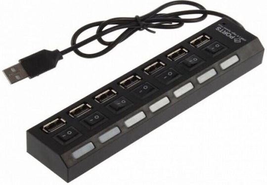 Hub 7 Θυρών με σύνδεση USB-A