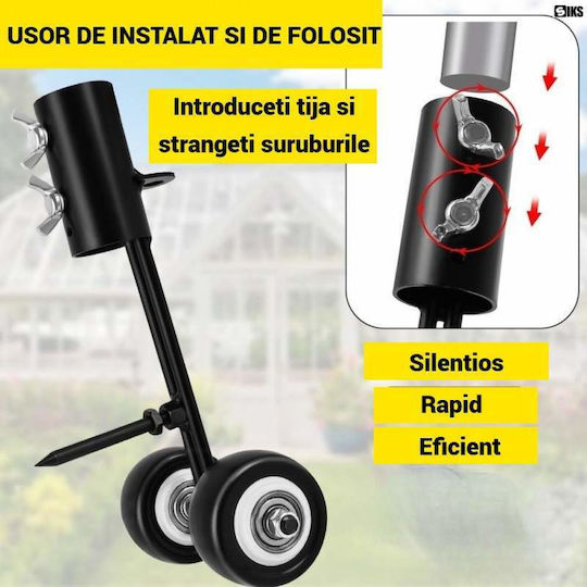 Dispozitiv Siks Pentru Îndepărtarea Buruienilor Din Rosturi Pavaj Borduri Pe Roți Tip Weed Snatcher Corp Metalic Durabil Mâner Reglabil Sistem De Fixare Extracție Rapidă Negru