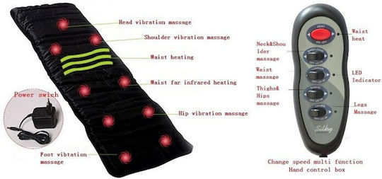 Massage Seat Mat for Body with Infrared Heating and Vibration