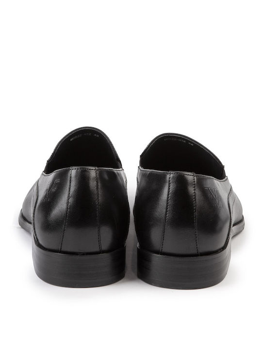 Δερμάτινα Ανδρικά Loafers σε Μαύρο Χρώμα