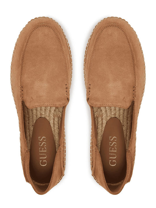 Suede Herren Mokassins in Beigem Farbton