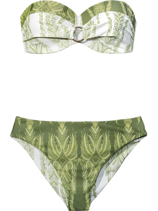 Set Bikini High Waist Green