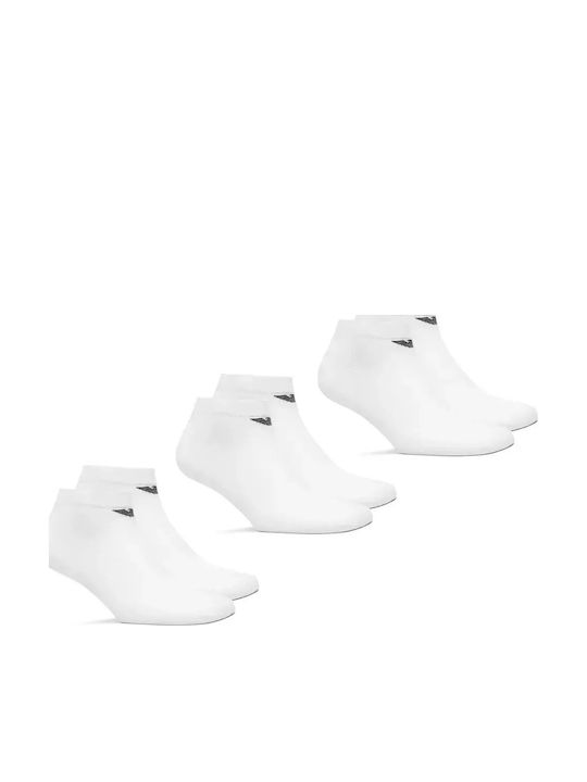 Emporio Armani Men's White Socks 3Pack