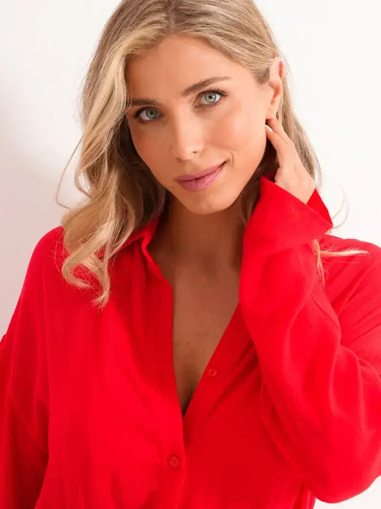 Bonatti Women's Beachwear Red Top
