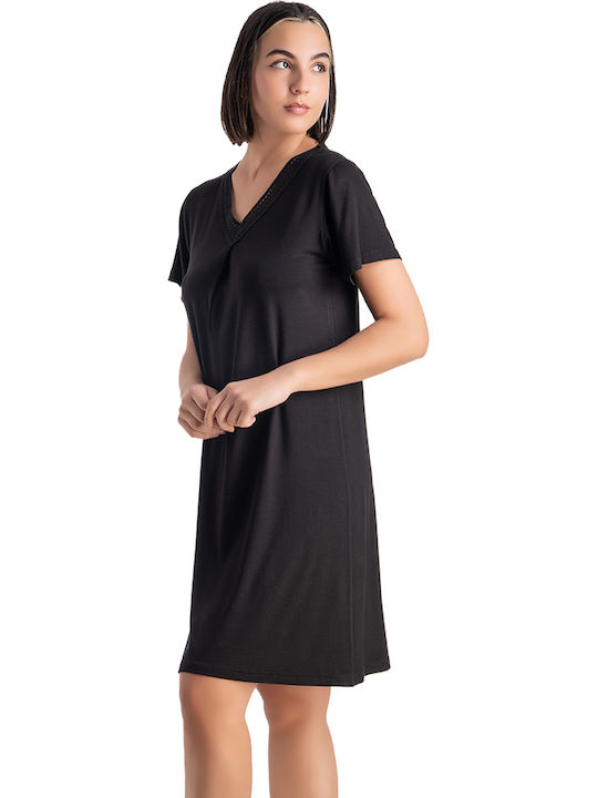 Rachel Damenbademode Mini Kleid Farbe Blau