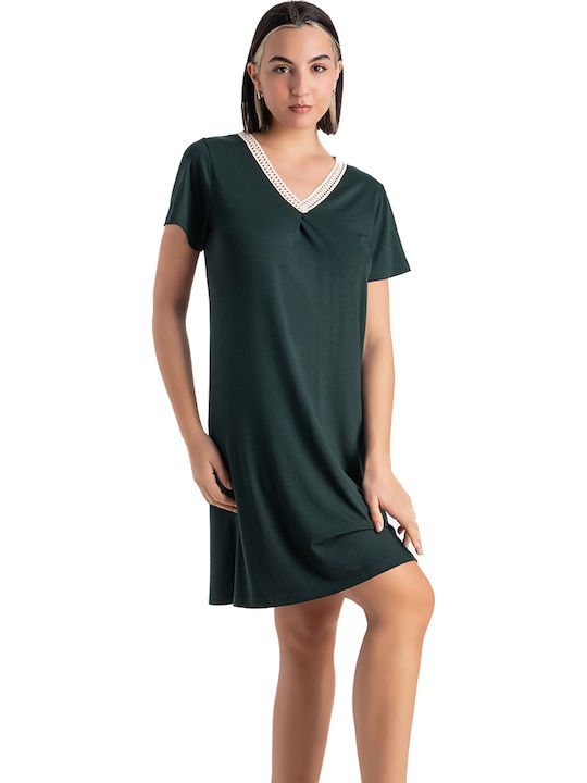 Rachel Damenbademode Mini Kleid Farbe Blau
