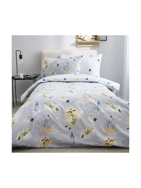 Vesta Home Μονό Peter Blue 170x260cm Vesta Home Μονό Peter Blue 170x260cm