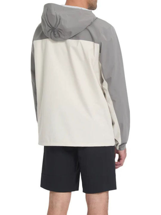 Jacket Waterproof Beige-Grey