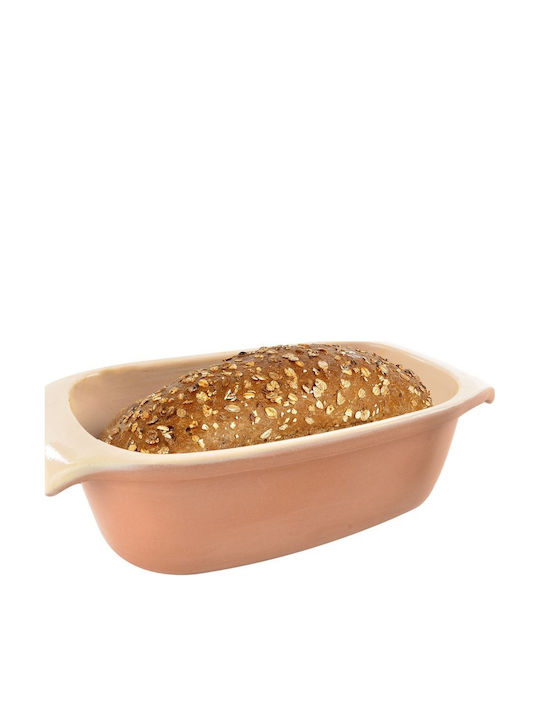 Orion Cutie de Pâine Ceramică Maro 27x16x9.5cm
