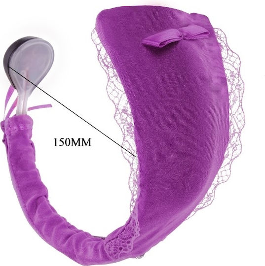 Baile C-string Vibrator for Couples Purple