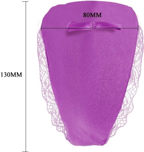 Baile C-string Vibrator for Couples Purple