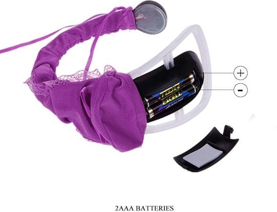 Baile C-string Vibrator for Couples Purple