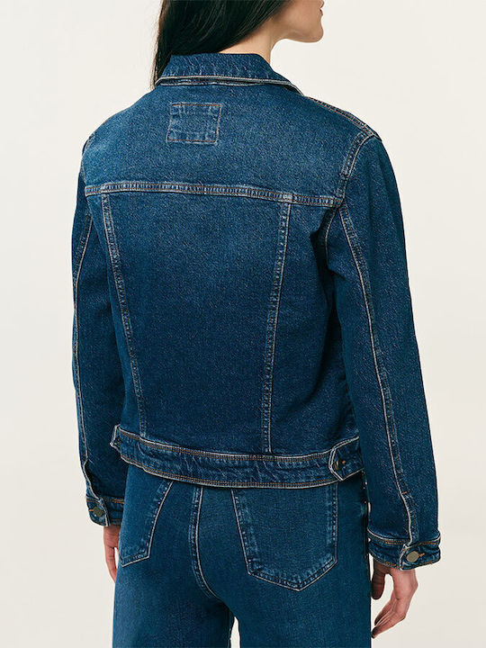 Jachetă Denim Damă Albastră