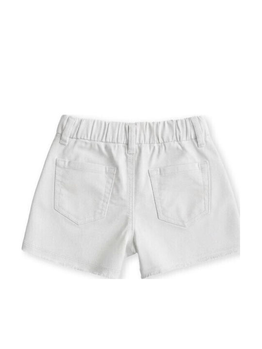 Kids Shorts Bermudas Fabric White