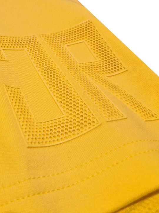 Kinder Shorts Bermudas Stoff Gelbe