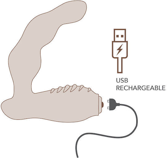 Rocks Off Prostate Plug Anal cu Vibrație Albastru