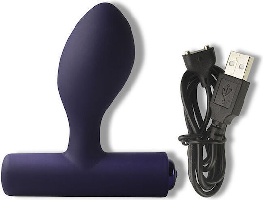 Rocks Off Anal Plug mit Vibration Blau