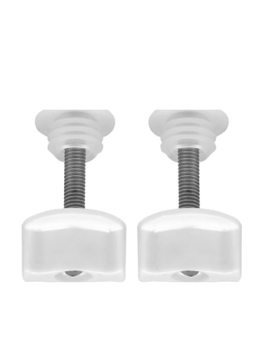 Elvit Капак За Тоалетна Шанта Пластмасов 35.5x35.5см Бял