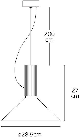VK Lighting Deckenleuchte Weiß