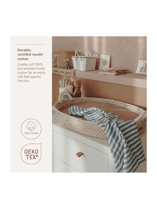 Meyco Muslin Swaddle Blankets Multicolour 120x120cm 2 Pieces