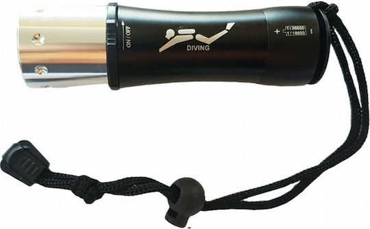 Alpin ES09 Φακός Κατάδυσης LED με Φωτεινότητα 1000lm για Βάθος έως 100m