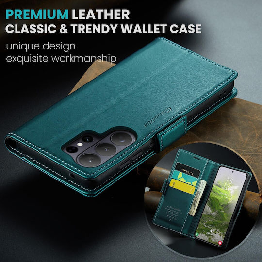 Caseme 023 Samsung Galaxy S26 Ultra 5g Rfid Wallet Synthetic Leather Case Green