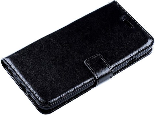 Tel1 Iphone 6 Plus 6s Plus Crazy Horse Texture Θήκη Βιβλίο Black