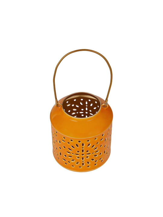 Butlers Blue Marocco Metallic Tabletop Lantern Blue 10x10x10cm