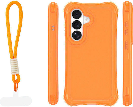 Orange Back Cover Din Silicon Portocaliu Galaxy S24