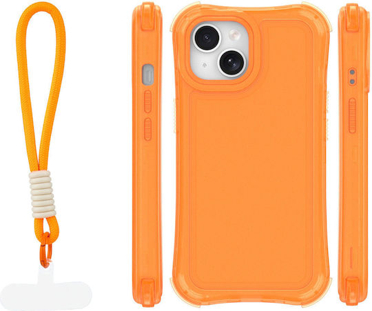 Orange Back Cover Silicon Portocaliu iPhone 15
