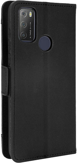 Книга Закалено Стъкло Черен (Alcatel 1S 2021)