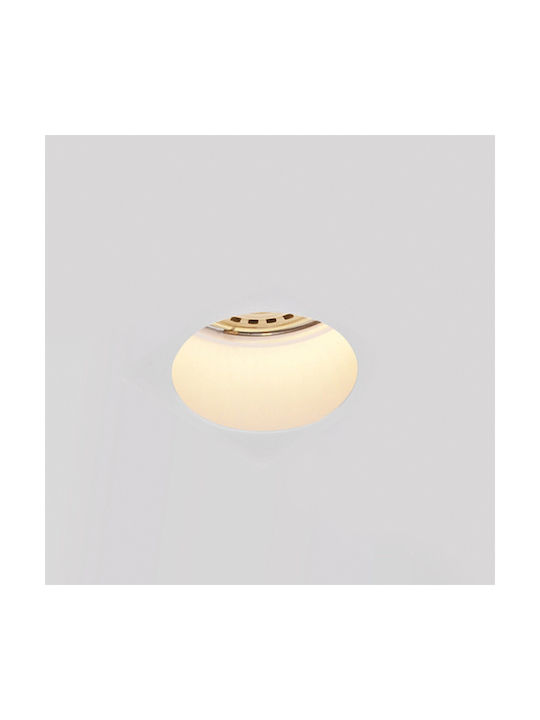 VK Lighting Deckenstrahler mit Gips Einbauleuchte GU10 Weiß 8x8cm