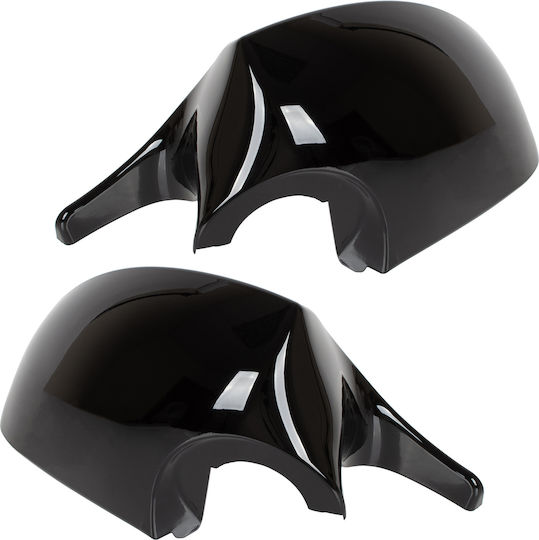 Bmw 3 E90 E91 E92 E93 05-09 Mirror Cover Black Glossy Left + Right 2 Pcs Set