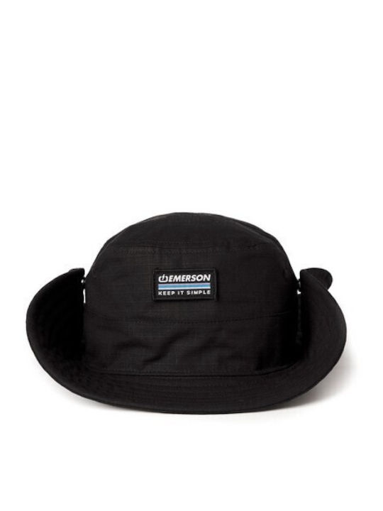 Emerson Fabric Men's Hat Safari Style Black