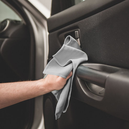 Alista Home Lavetă Din Microfibră De Curățenie Pentru Materiale Plastice Pentru Interior - Tabloul De Bord Mașină Galbenă 40x30cm