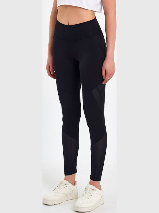 Training Damen Lang Leggings Schwarz
