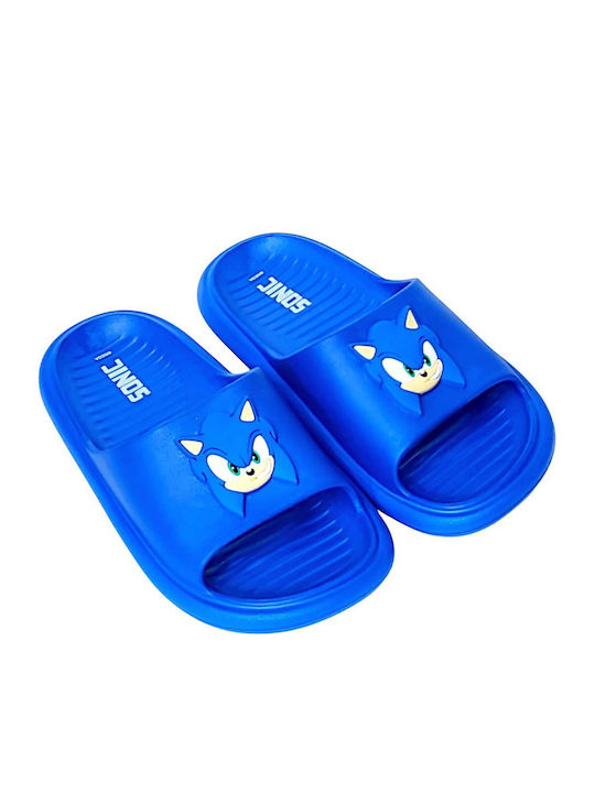 Flip-Flopi Pentru Copii Albastre Sonic