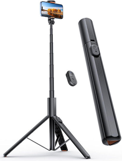 Anxre Nt79 Selfie-Stick Tripod Fernsteuerung Kompakt Stabil Faltbar 180 Cm Für Handy Kamera Gopro
