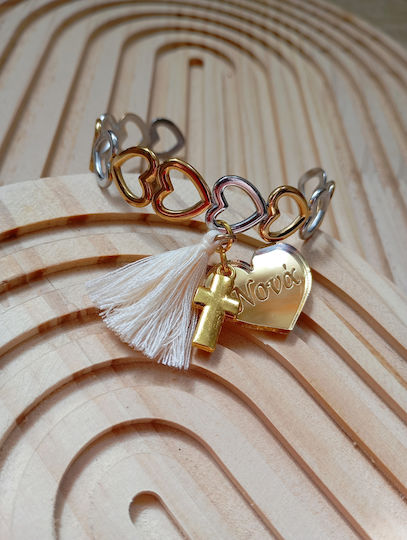 By Anastasia's Art Creations Taufe Anhänger Armbänder 50 Stück