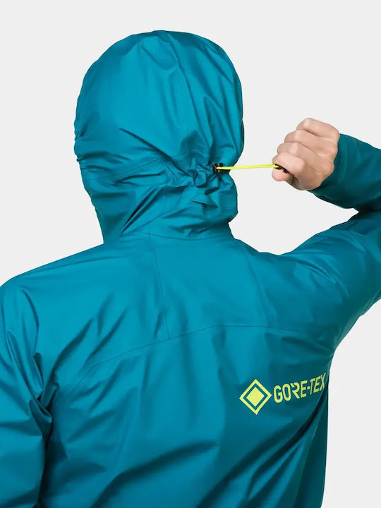 Ronhill 7621 Ανδρικό Μπουφάν Gore-Tex για Σκι & Snowboard Μπλε