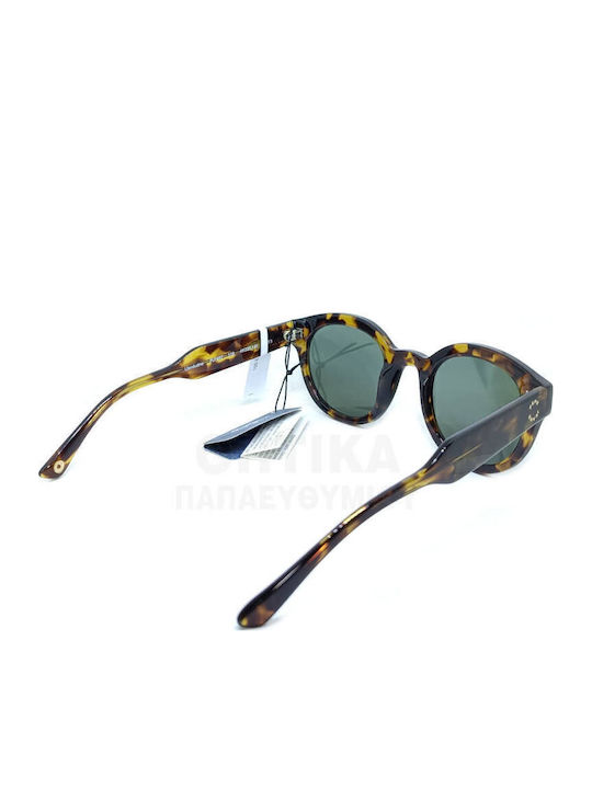Pepe Jeans Pj7497 Γυναικεία Γυαλιά Ηλίου με Καφέ Σκελετό και Πράσινο Φακό PJ7497-119