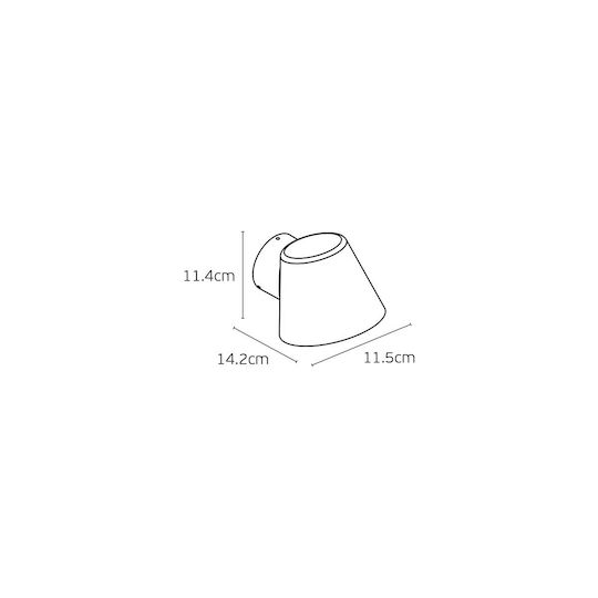 VK Lighting Iluminat Exterior Montat Pe Perete Maro Etanș VK Lighting Iluminat Exterior Montat Pe Perete Maro Etanș